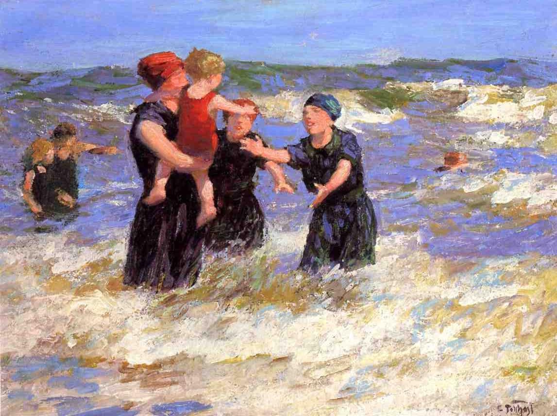 Edward Henry Potthast Making Friends